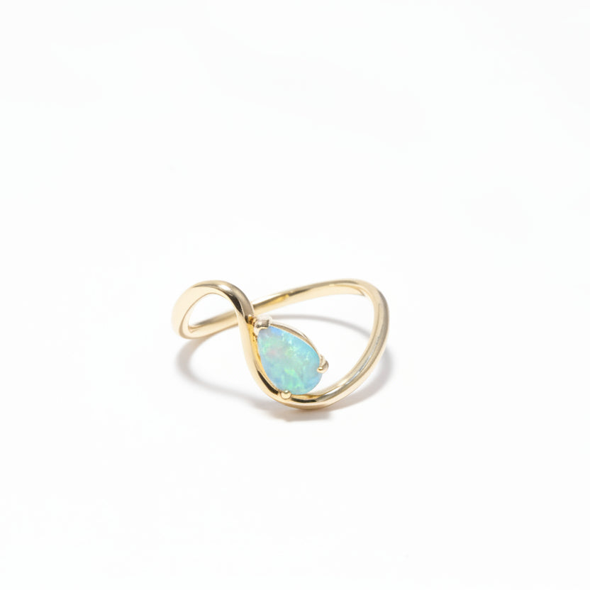 SEREN WAVE RING - PEAR