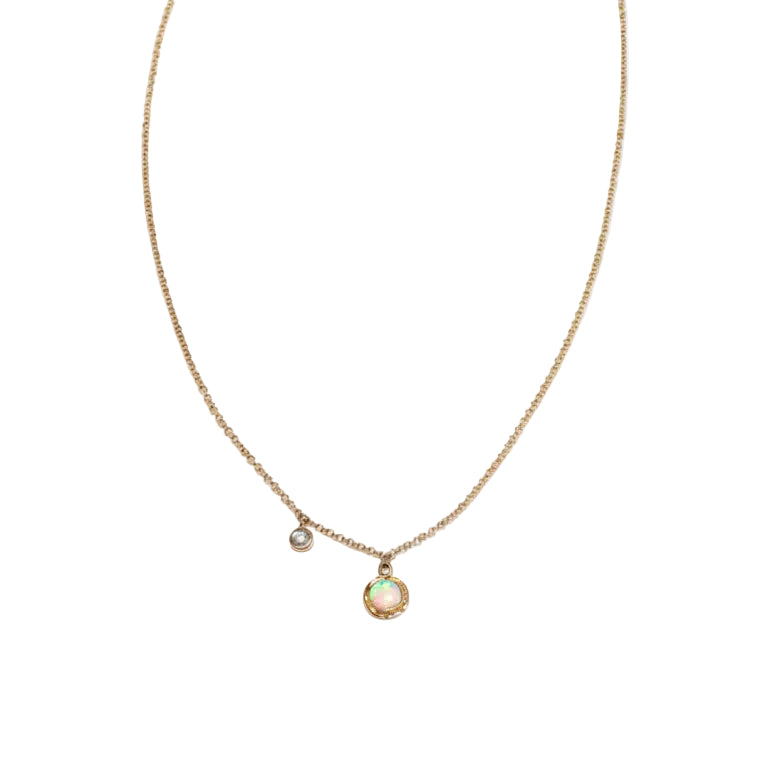 DAINTY OPAL NECKLACE